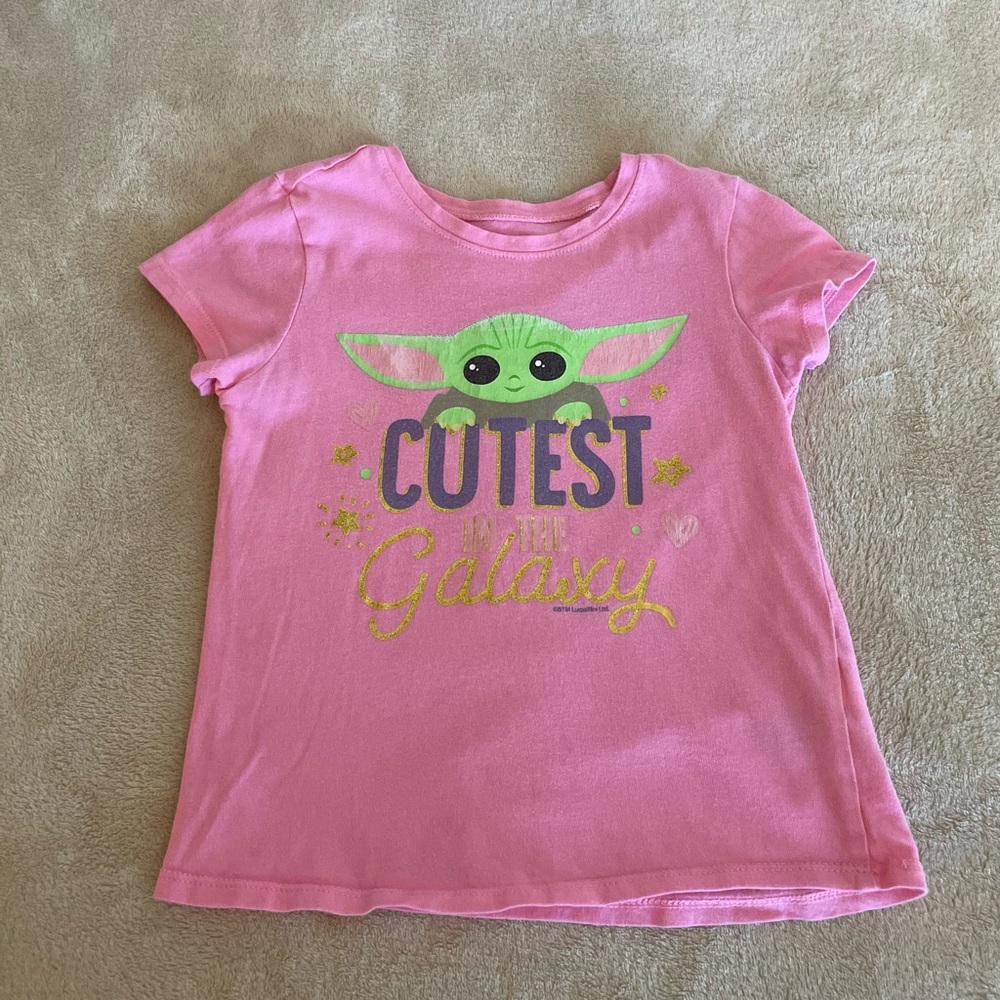 Old Navy Baby Yoda Toddler T-Shirt - Size 5T - Picture 7 of 11